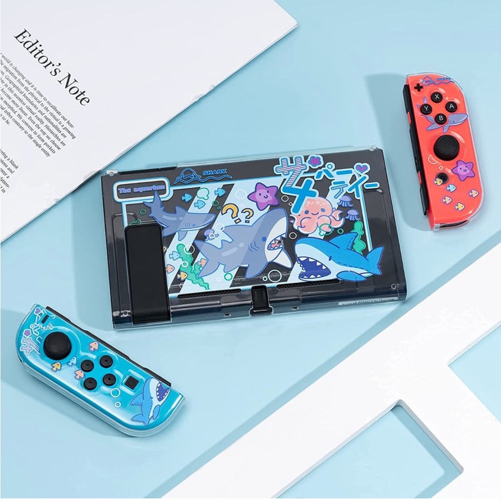 GeekShare Nintendo Switch Cover Case-  Shark Party - Picture 2 of 8